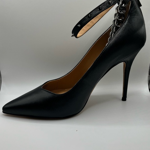 Black Heel w/ Spiked Anklet - Picture 2 of 4